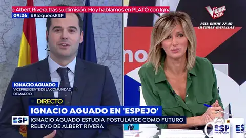 Ignacio Aguado en Espejo Público. aGUADO