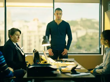 La tensa conversación entre Benigna Rojas, Hugo y Triana La tensa conversación entre Benigna Rojas, Hugo y Triana