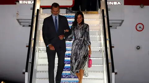 Los Reyes a su llegada a Cuba Los Reyes a su llegada a Cuba