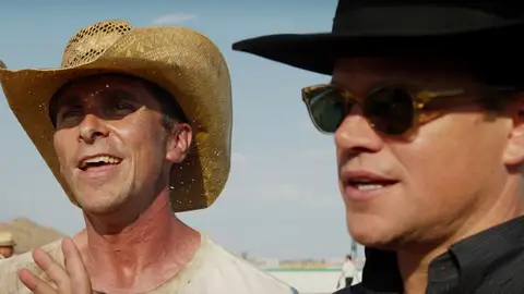 Matt Damon y Christian Bale en 'Le Mans '66' Matt Damon y Christian Bale en 'Le Mans '66'