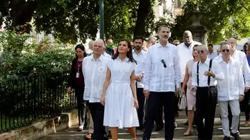 Los reyes y el ministro de Asuntos Exteriores en funciones, Josep Borrell Los reyes y el ministro de Asuntos Exteriores en funciones, Josep Borrell