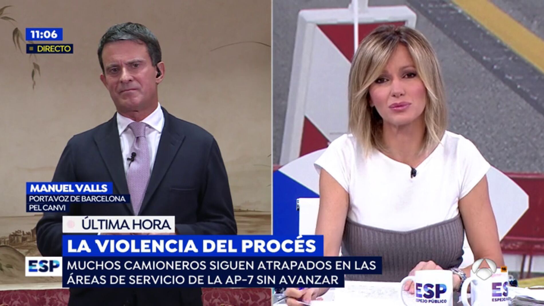 Manuel Valls sobre el bloqueo en la AP-7: "Lo que est&aacute; pasando es una verg&uuml;enza"