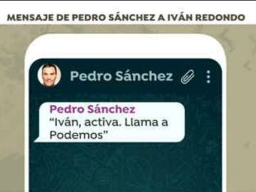 El mensaje de Pedro Sánchez a Ivan Redondo