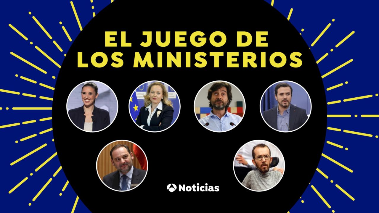 El juego de los ministros: ayuda a formar Gobierno a Pedro Sánchez y Pablo Iglesias - Antena 3
