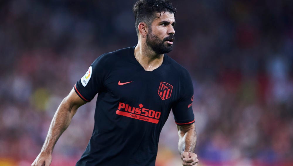 Diego Costa durante un encuentro con el Atlético de Madrid