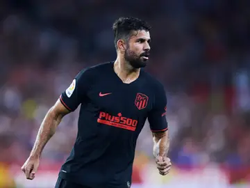 Diego Costa durante un encuentro con el Atlético de Madrid Diego Costa durante un encuentro con el Atlético de Madrid
