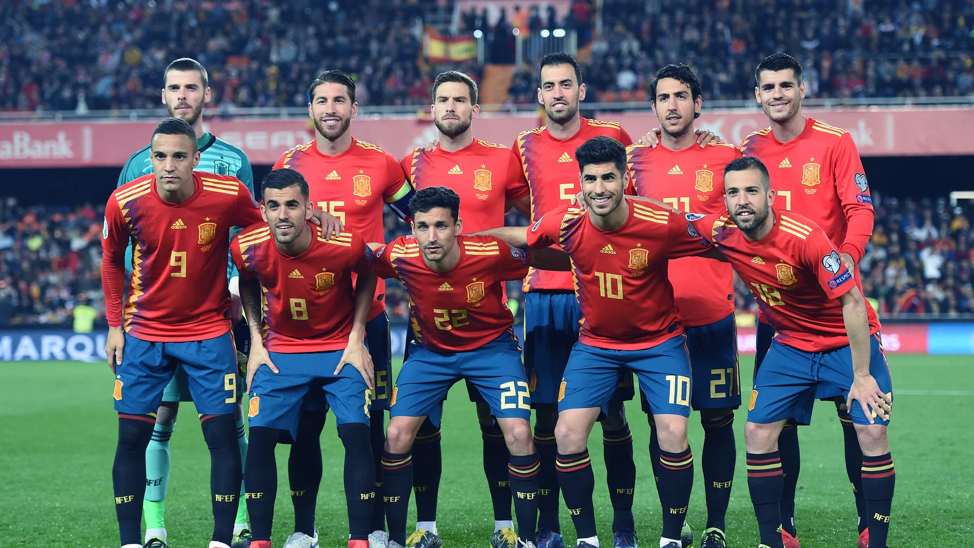 La Selección Española antes de su partido ante Noruega La Selección Española antes de su partido ante Noruega