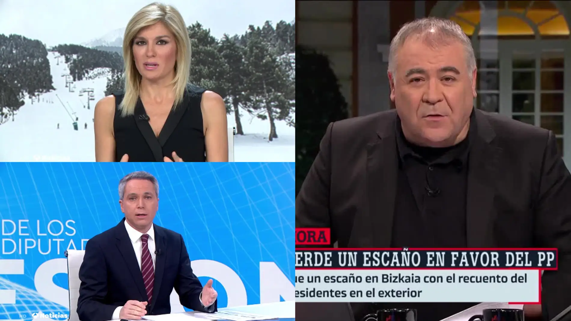 Antena 3 lidera con sus informativos y 'Al Rojo Vivo' sigue líder