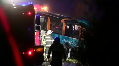 Mueren 13 personas en un accidente en Eslovaquia Mueren 13 personas en un accidente en Eslovaquia