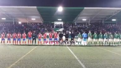 Polémica en el campo de El Álamo al sonar el himno franquista de Pemán antes de su partido de Copa ante el Pedroñeras
