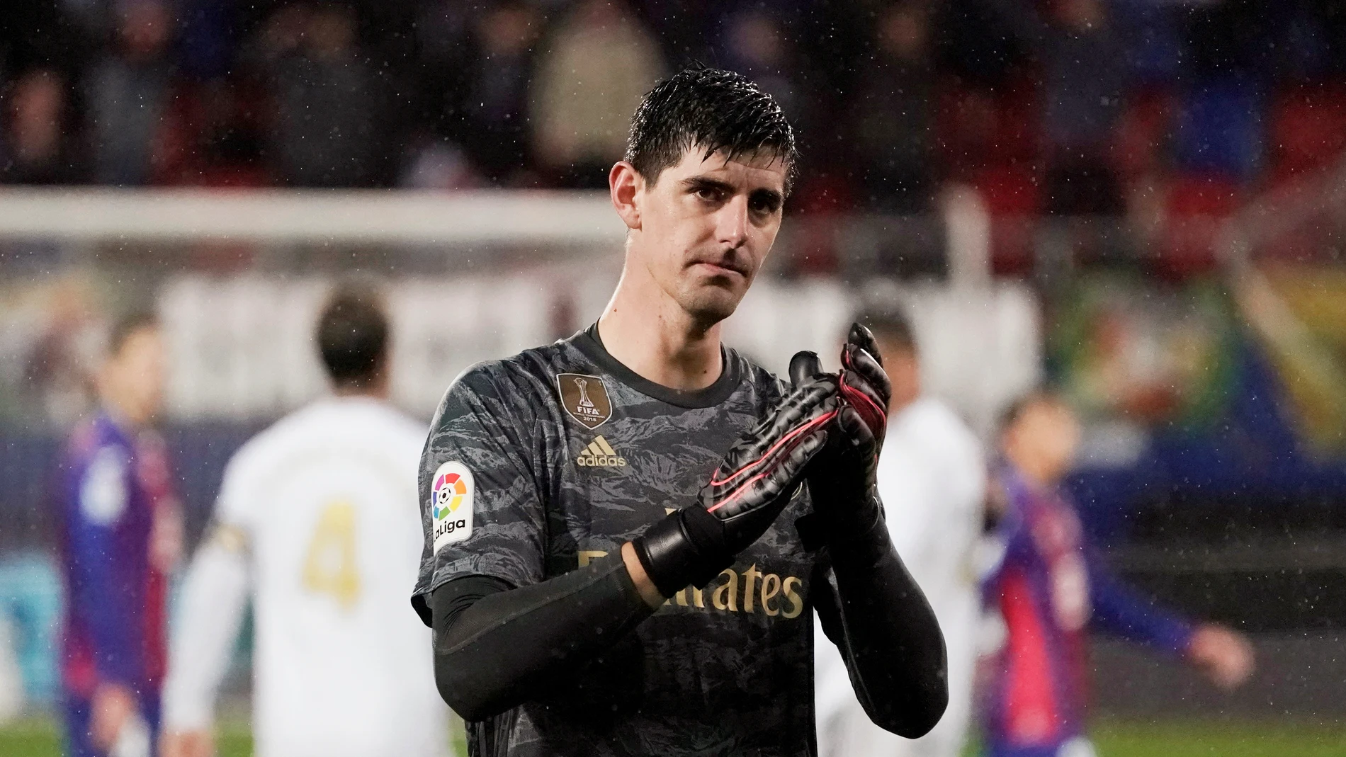 Thibaut Courtois, en partido con el Real Madrid Thibaut Courtois, en partido con el Real Madrid