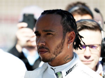 Lewis Hamilton durante el Gran Premio de Estados Unidos