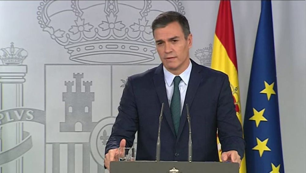 Pedro Sánchez: "Los que se opongan al único gobierno que apuesta por el dialogo en Cataluña lo tendrán que explicar"