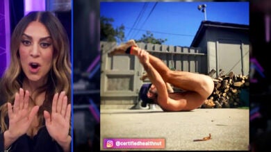 Nuria Roca muestra en 'El Hormiguero 3.0' la última tendencia de Instagram: solearte el ano