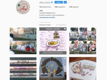 El artista italiano Cibo El artista italiano Cibo