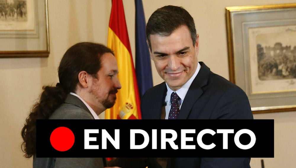 Pacto PSOE-Unidas Podemos: Última hora del acuerdo entre Pedro Sánchez y Pablo Iglesias, en directo