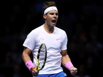 Rafa Nadal celebra el triunfo