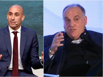 Luis Rubiales carga contra Javier Tebas Luis Rubiales carga contra Javier Tebas