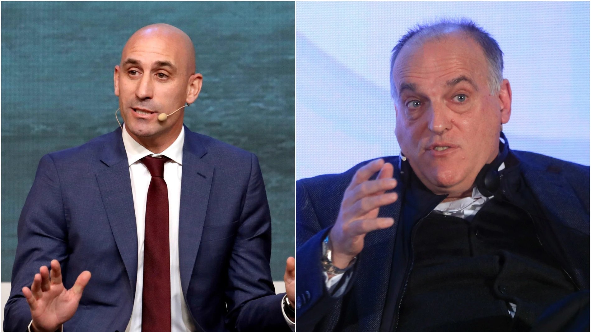 Luis Rubiales carga contra Javier Tebas Luis Rubiales carga contra Javier Tebas