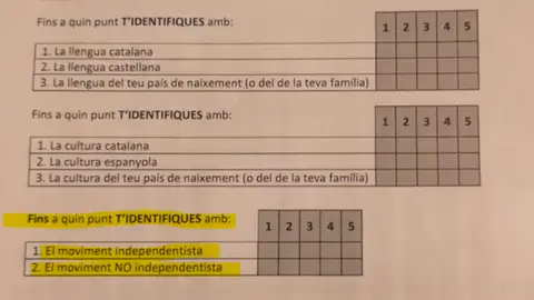 Encuesta a alumnos de Tarragona Encuesta a alumnos de Tarragona