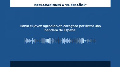 El joven agredido por un chaleco con la bandera de España: 