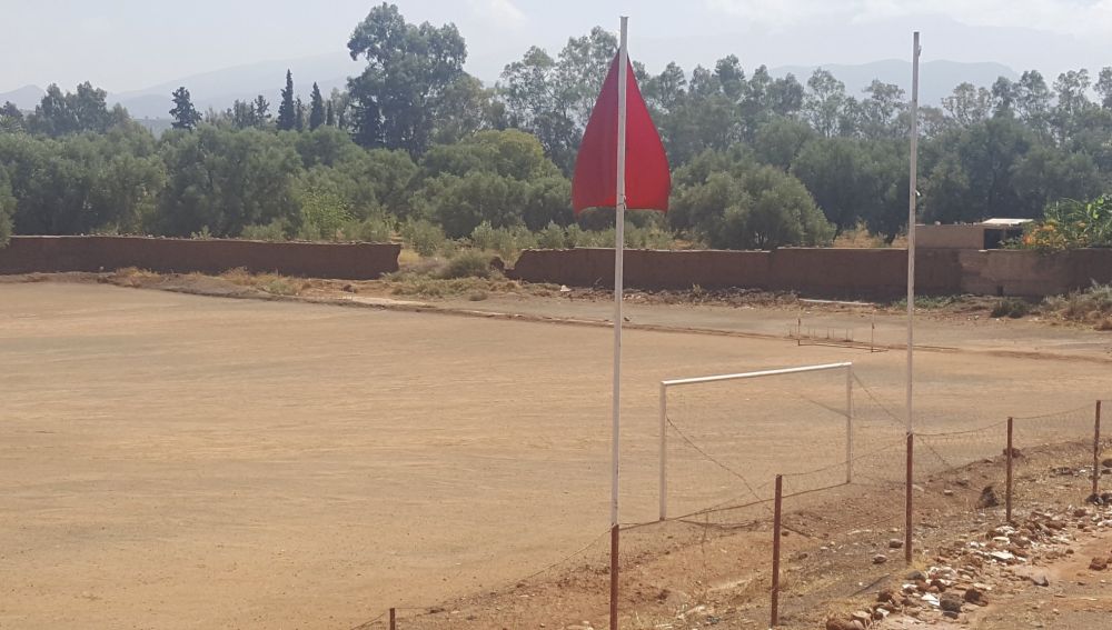 Campo de fútbol en Marruecos