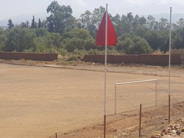 Campo de fútbol en Marruecos