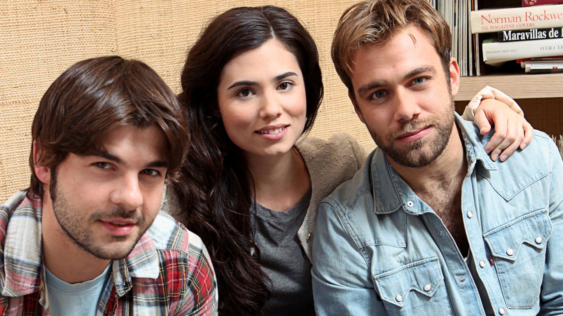 Jordi Coll, Loreto Maule&oacute;n y Carlos Serrano