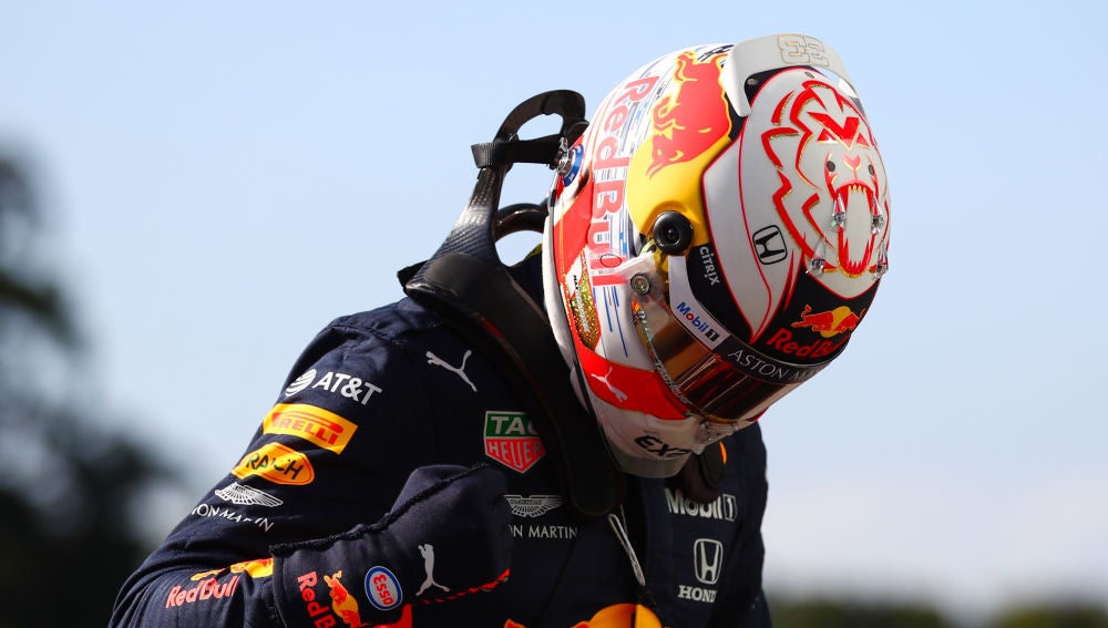 Verstappen, tras conseguir la pole en Brasil