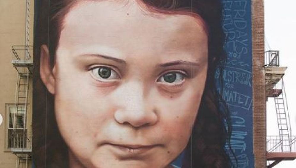 Dibujo de Greta Thunberg