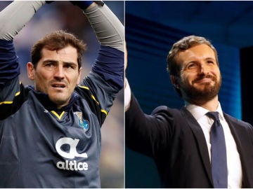 Iker Casillas y Pablo Casado