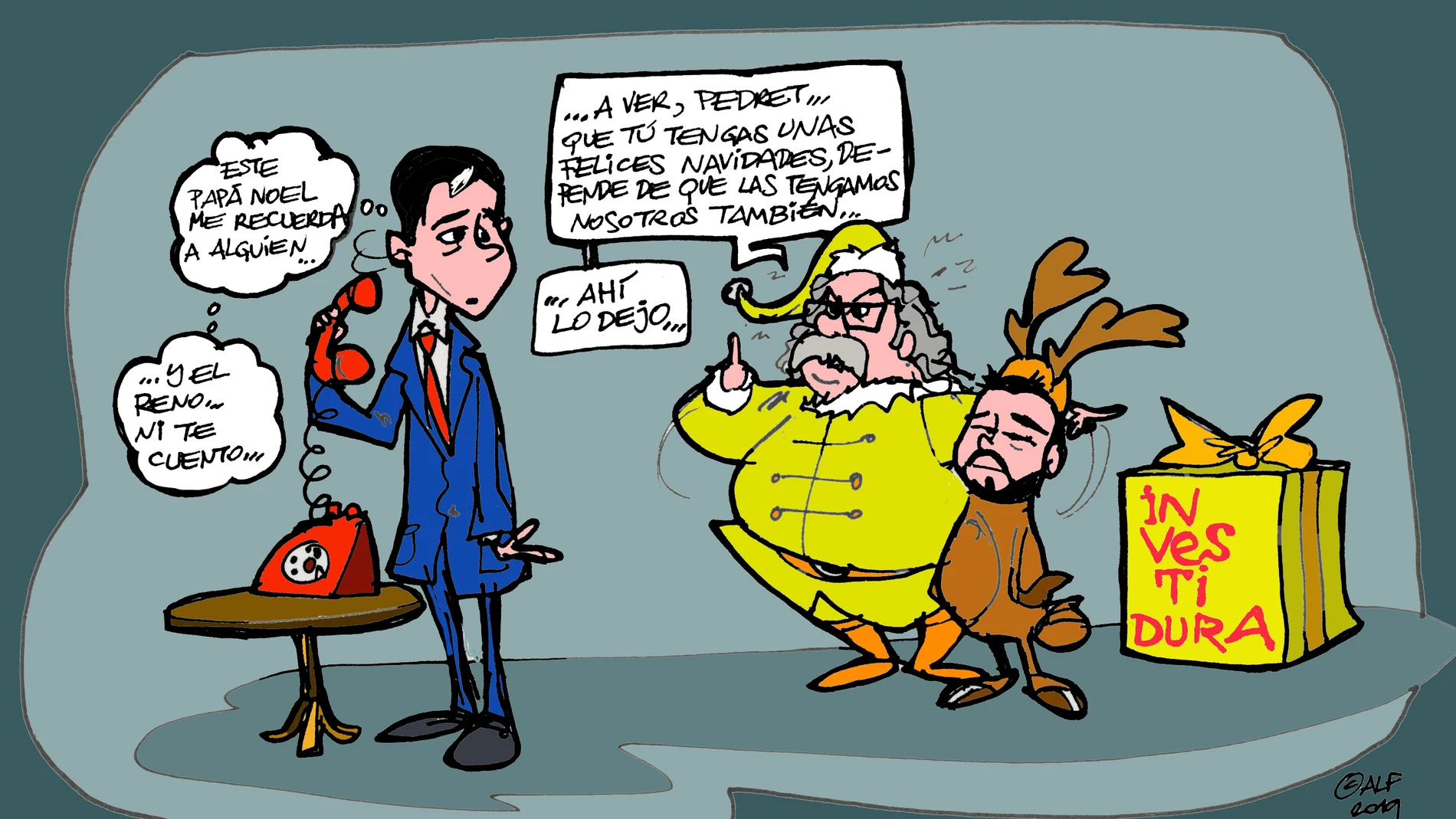 Las conversaciones de ERC y PSOE, en la viñeta gráfica de la semana Las conversaciones de ERC y PSOE, en la viñeta gráfica de la semana