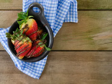 Fresas con chocolate Fresas con chocolate
