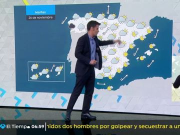 La previsión del tiempo.