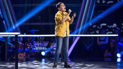 Marcos D&iacute;az canta &lsquo;Stone cold&rsquo; en los Asaltos de &lsquo;La Voz Kids&rsquo;