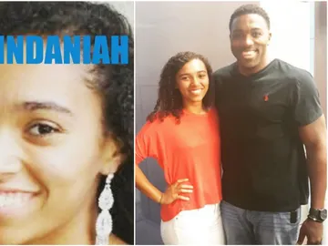 Walt Harris junto con su hijastra Aniah Walt Harris junto con su hijastra Aniah