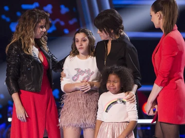 Las lágrimas desgarradoras de Yolaini Viñas y Laura Valle tras no pasar a la Semifinal de ‘La Voz Kids’