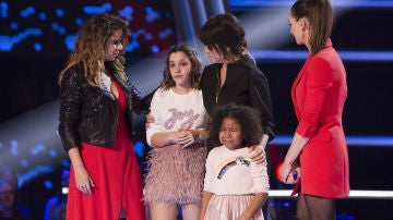 Las l&aacute;grimas desgarradoras de Yolaini Vi&ntilde;as y Laura Valle tras no pasar a la Semifinal de &lsquo;La Voz Kids&rsquo;