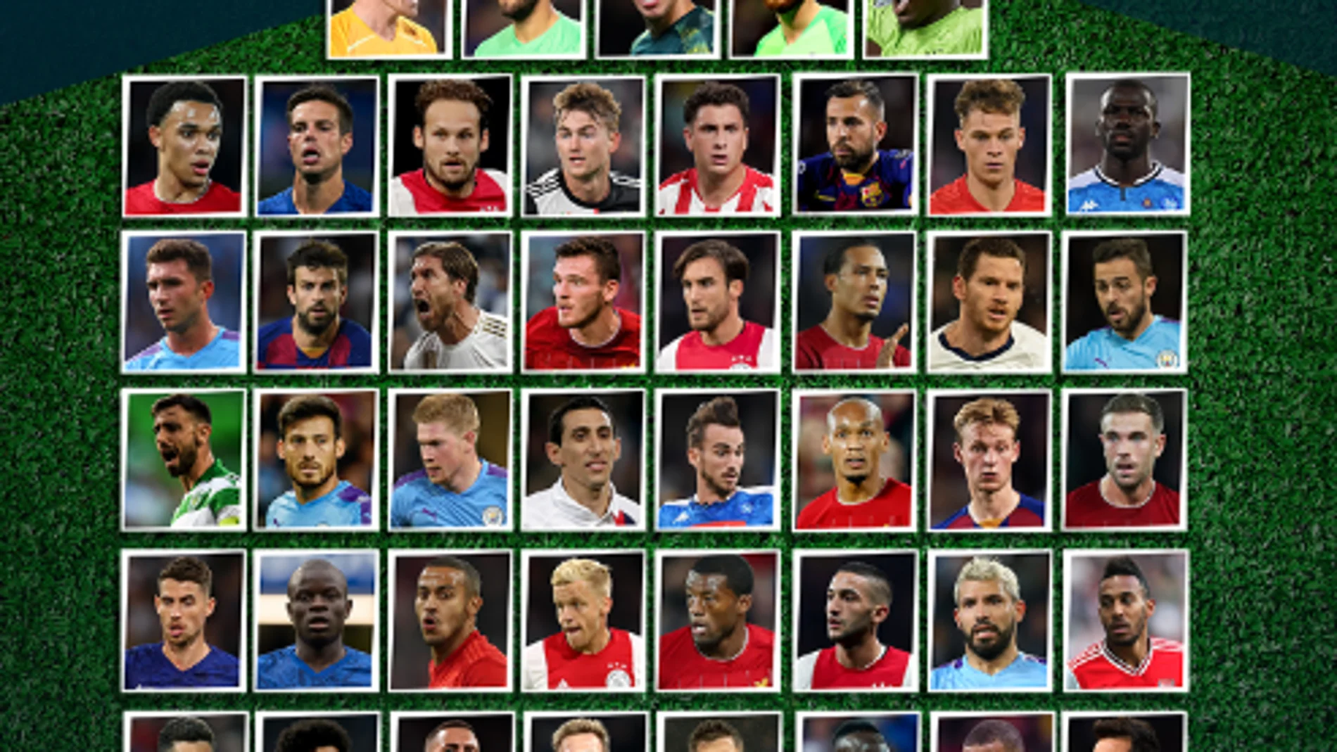 Nominados al Equipo del Año de la UEFA Nominados al Equipo del Año de la UEFA