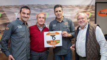 Miguel Indurain, uno más en la Titan Desert