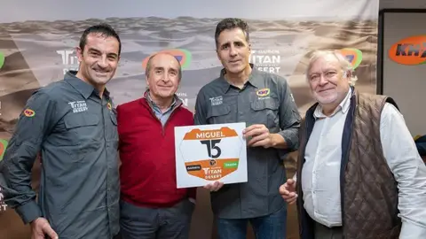 Miguel Indurain, uno más en la Titan Desert Miguel Indurain, uno más en la Titan Desert