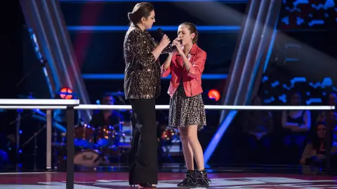 Niña Pastori canta ‘Cai’ con Patricia García en los Asaltos de ‘La Voz Kids’ Niña Pastori canta ‘Cai’ con Patricia García en los Asaltos de ‘La Voz Kids’