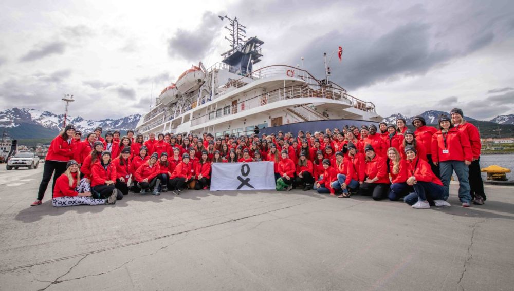 Mujeres rumbo a la Antártida