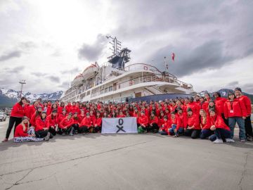 Mujeres rumbo a la Antártida