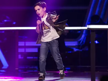 Daniel García canta ‘El patio’ en los Asaltos de ‘La Voz Kids’ Daniel García canta ‘El patio’ en los Asaltos de ‘La Voz Kids’