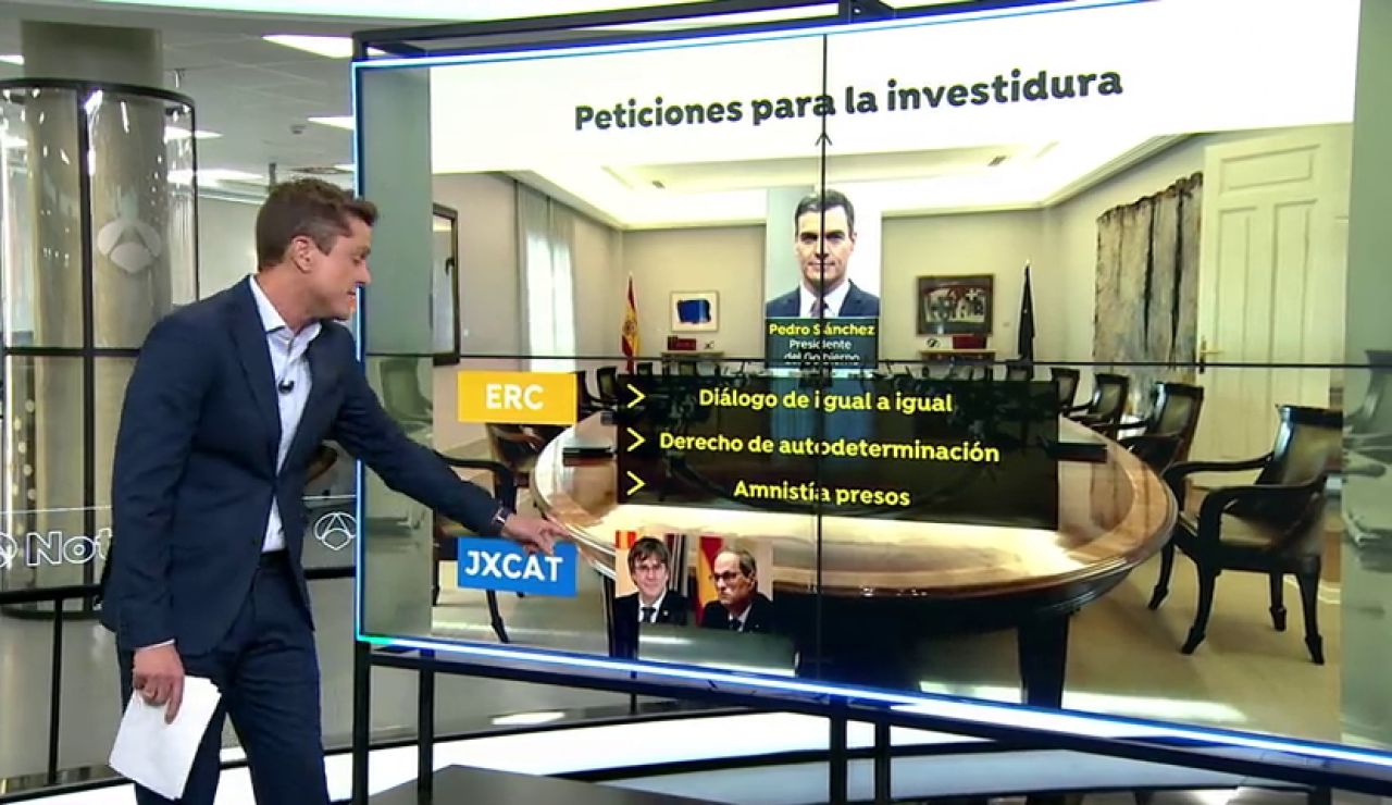 Lo que piden ERC, JxCat y PNV para sentarse a negociar con Pedro Sánchez