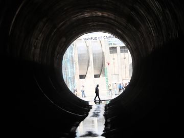 Túnel de drenaje en México