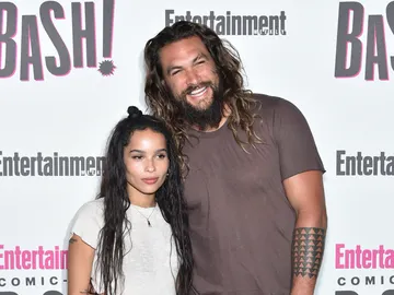 Zoë Kravitz y Jason Momoa Zoë Kravitz y Jason Momoa