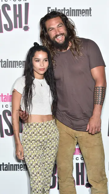 Zoë Kravitz y Jason Momoa Zoë Kravitz y Jason Momoa