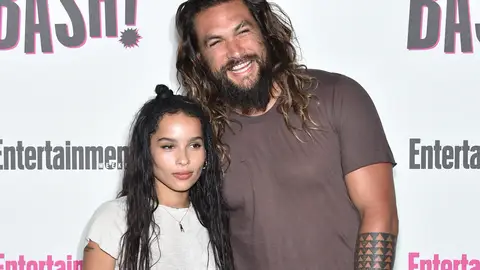 Zoë Kravitz y Jason Momoa Zoë Kravitz y Jason Momoa